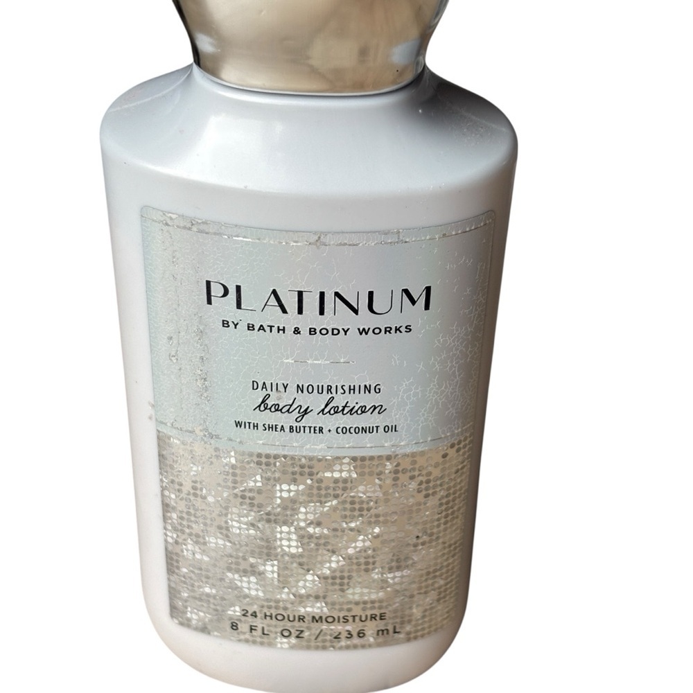 Bath & Body Works Platinum Body Lotion 8 oz